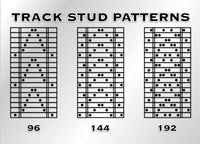 Hornet Snowmobile Studs w/Nuts Overall Length 1.95" Inches, for Superior Snowmobile Traction