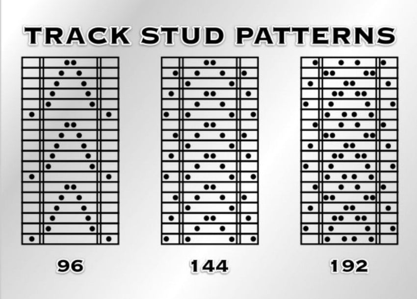 INS Products carbide Fatheads Snowmobile Traction Studs w/Nuts Overall length1.83 w/Large 1.20’’ Head to Reduce Stud Pull - Through