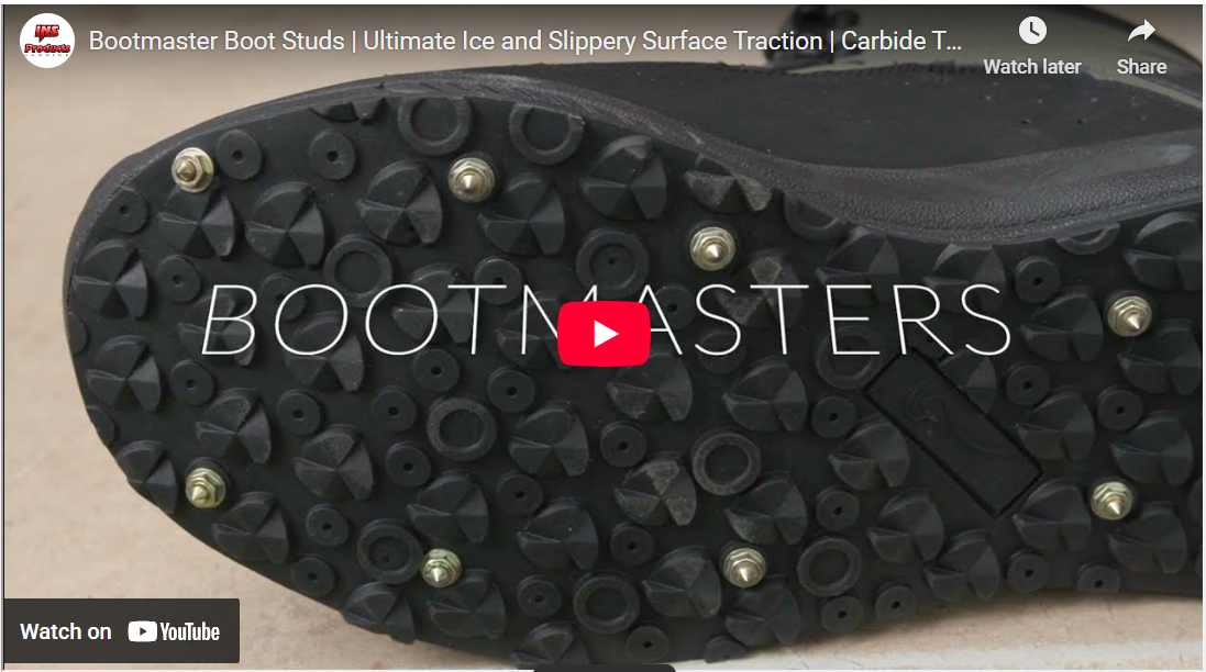 Load video: Installation - Rock Grabrz Boot Studs | Max Traction for Ice, Rocks, and Rugged Terrain | Carbide Traction Products