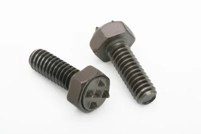 Hex Head Gripper Screw with 5 Point Serrated Pad 1/4"-20 x 3/4" Lg.
