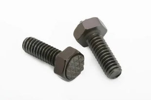 Hex Head Gripper Screw with 12 Point Serrated Pad 1/4"-20 x 3/4" Lg.