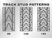 Hornet Snowmobile Studs W/Nuts Overall Length 1.69'' Inches for Superior Snowmobile Traction