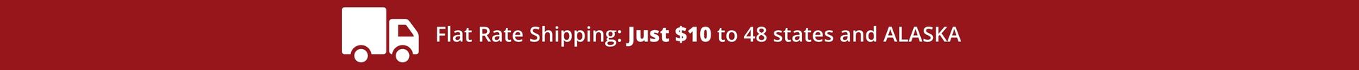 10 dollar flat rate shipping